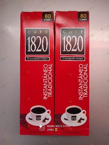 1820 ( cafe tradicional caja 160gr 80 sobre)