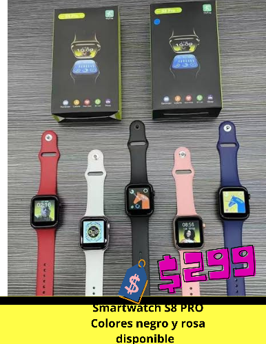 Reloj smartwatch eco S8