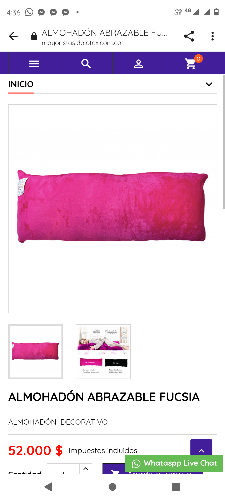 Almohada abrazable 
