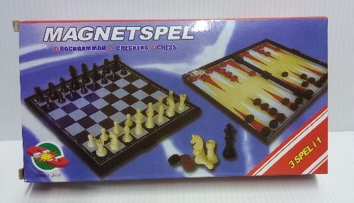 Ajedrez 3 en 1 magnético