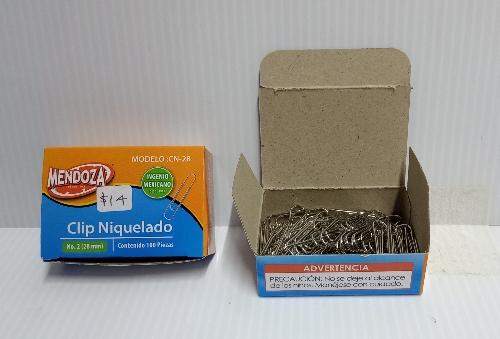 Clip Niquelado No. 2