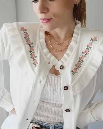 Cardigan Rouse Blanco