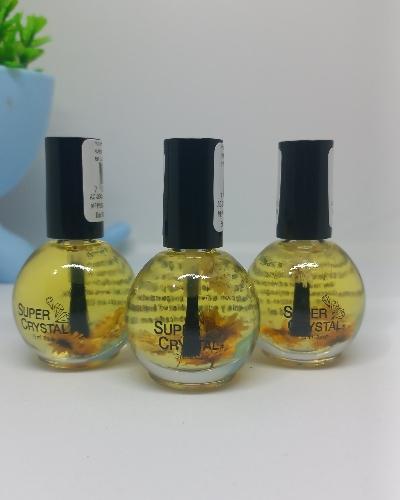 Aceite de cutícula S.C, olor a naranja.