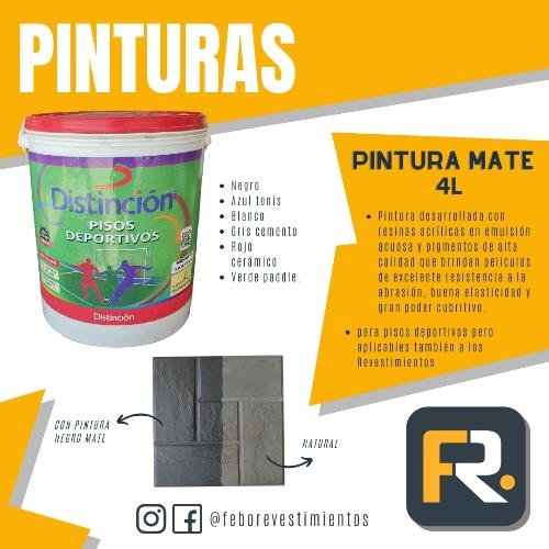 4l Pintura para Pisos Deportivos MATE 