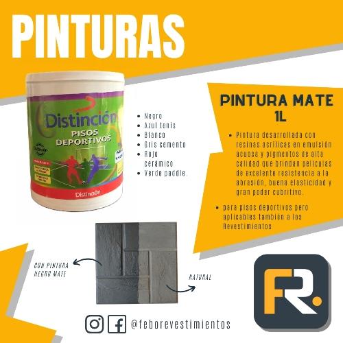 1L Pintura para Pisos Deportivos MATE 