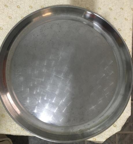 BANDEJA INOX REDONDA