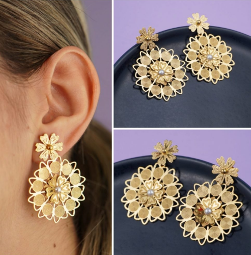 ARETES FLOR.