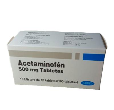 Acetaminofén tabletas