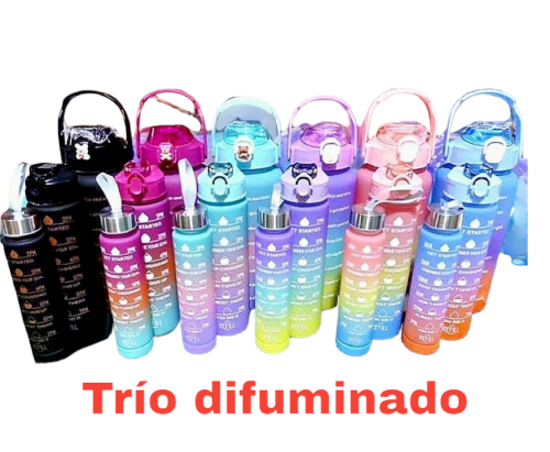 Bote Trío difuminado