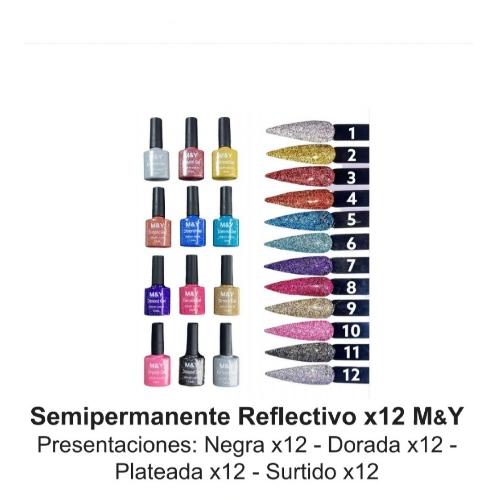 M&Y Esmalte semi. Reflectivo x 12