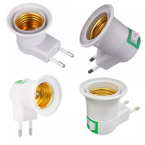 Adaptador de enchufe con foco