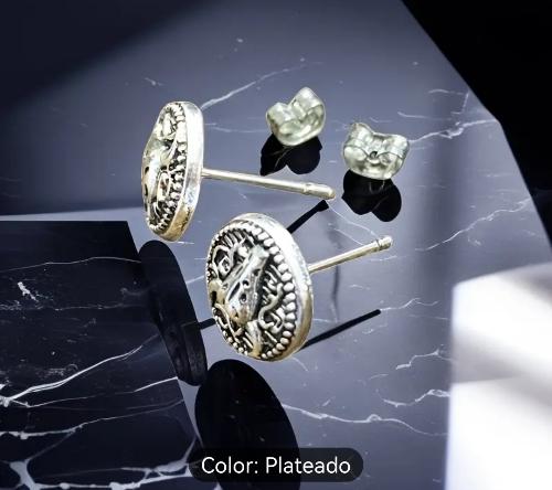 1 Par de aretes acero inoxidable ñu