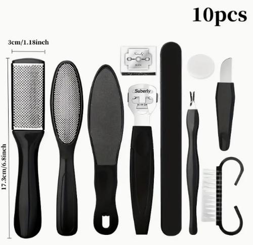 10pcs juego cuidado de pies