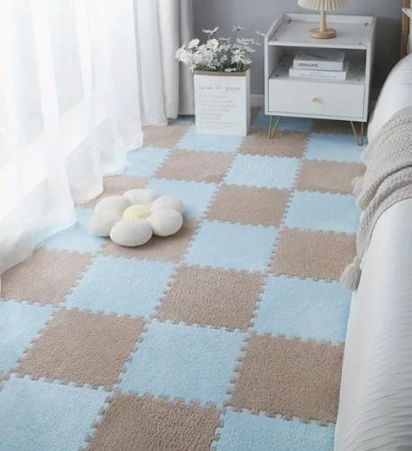 12pcs alfombra aterciopelada 30*30cm