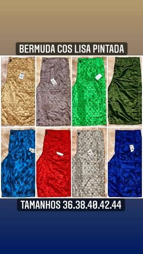 Bermuda Cós Lisa Pintada
