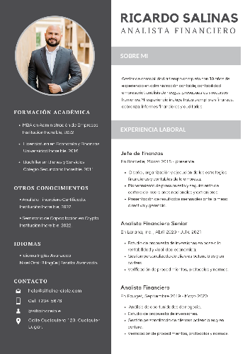 Currículum en PDF (1pagina)