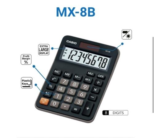 Calculadora MX-8B de miniescritorio 8 Digitos