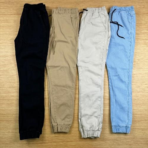 Calça Jogger lisa bege claro tamanho G