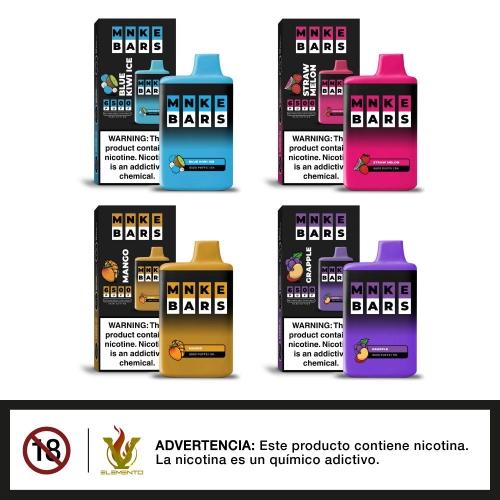 MNKE BARS 6500 PUFFS - VAPE DESECHABLE 