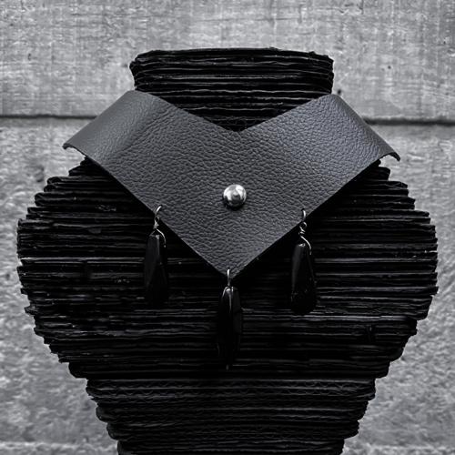 Ágatas Leather I Choker
