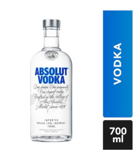 ABSOLUT VODKA X 700ml