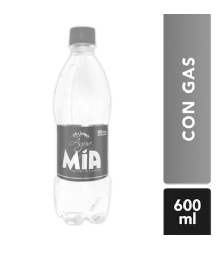 Agua mia con gas x 600ml