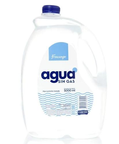 Agua sin gas frescampo x 5L