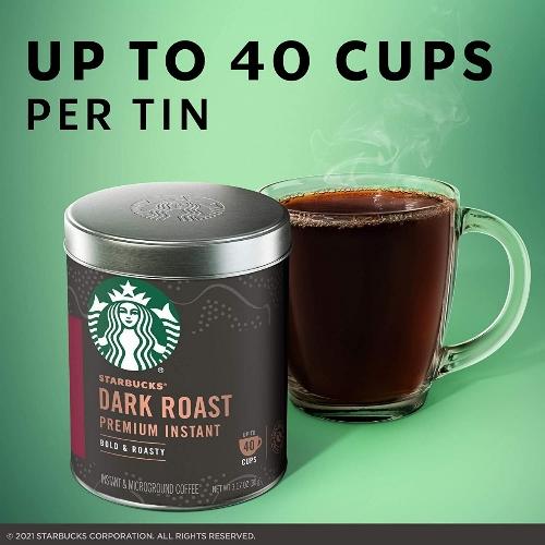Dark Roast Starbucks Instantáneo 