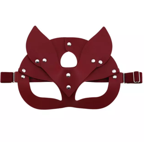 Antifaz de gatita rojo