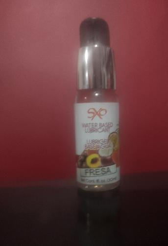 Lubricante comestible base de agua Sabor Fresa SXO