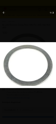 Arruela de encosto coroa CG