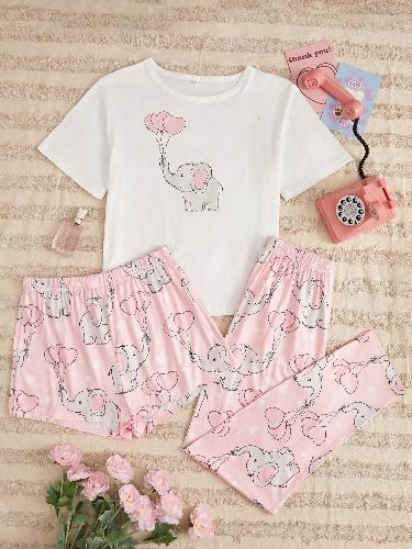 3 piezas elefante
