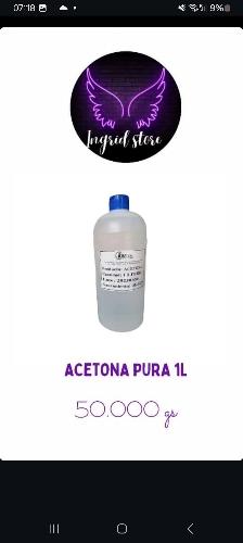 Acetona pura 1litro