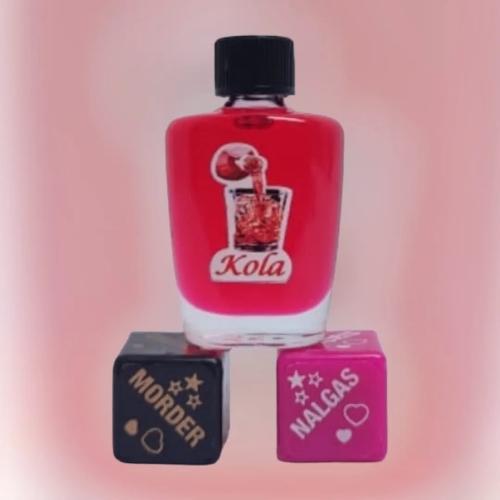 ACEITE CALIENTE COMESTIBLE CON DADOS