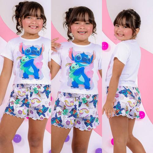 Baby doll infantil Stich || 5 e 6 anos 