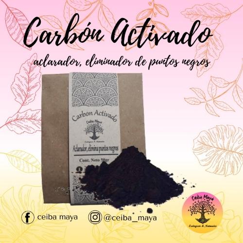 03-Carbón activado en polvo 50gr