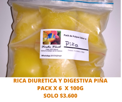 Six pack pulpa de Piña
