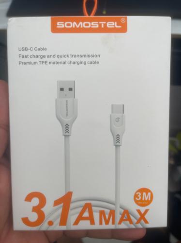 Cable tipo c somostel 3 metro