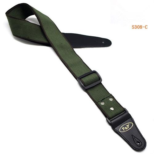 Cincho para Guitarra Acústica WINGO color Verde Oscuro 