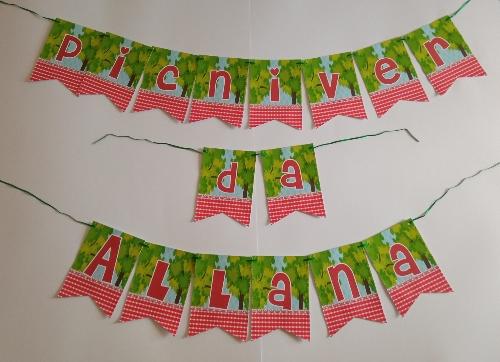 Bandeirolas personalizadas