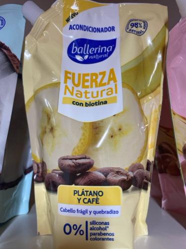 Acondicionador Ballerina Plátano y Café 