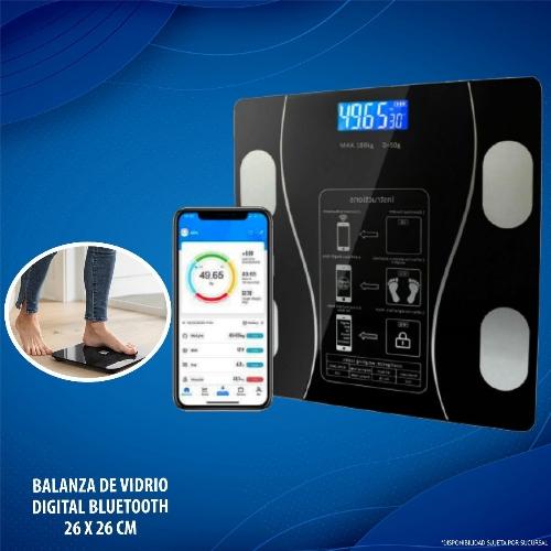 Balanza de vidrio digital bluetooth