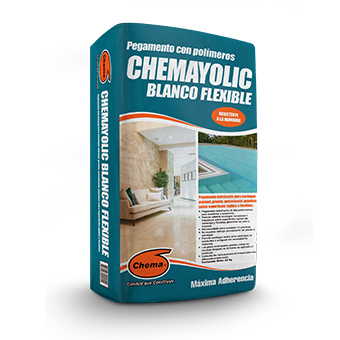 Chemayolic blanco flexible x 25kg