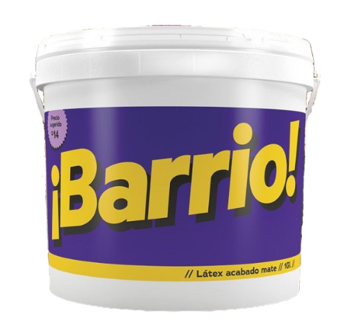 Barrio pintura látex galon