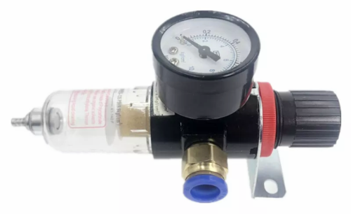 Filtro pneumático AFR-2000 com regulador de pressão.