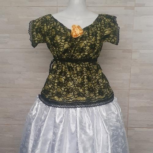 Bata renda forrada 