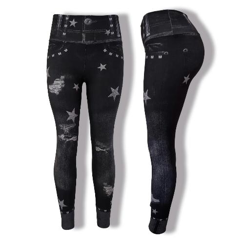 Leggins jeans Black