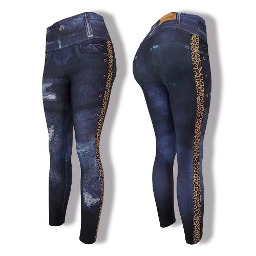 Leggins jeans azul