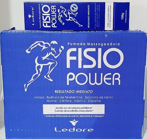 Ledore, pomada fisio power, cx com 12 un.