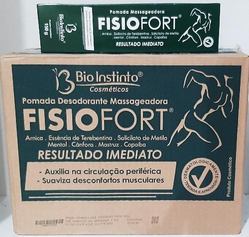 Bio instinto fisio fort, cx com 12 un.